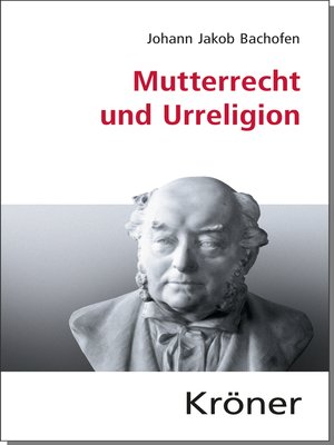 cover image of Mutterrecht und Urreligion